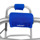 Vive Health Walker Grip Pads, Soft Foam Cushions for Hand Comfort and Fatigue Relief, Blue Pair