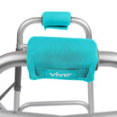 Vive Health Walker Grip Pads, Soft Foam Cushions to Reduce Hand Fatigue and Pressure, Teal, Pair