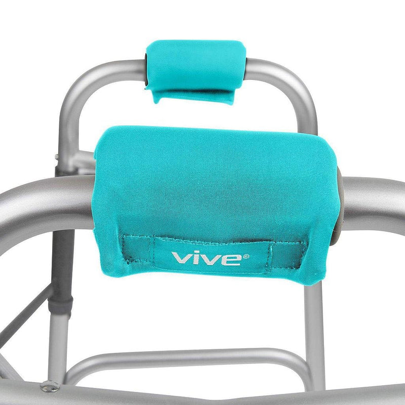 Vive Health Walker Grip Pads, Teal 1 Pair
