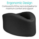 Vive Health Cervical Collar, 3 Inches, Black