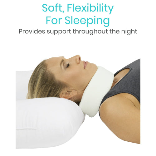 Vive Health Cervical Collar Neck Brace, Adjustable for Pain Relief