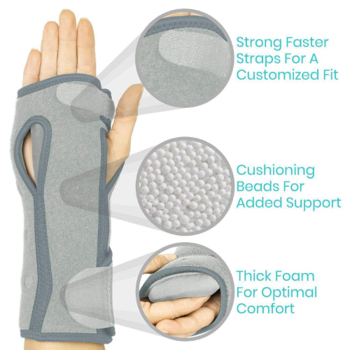 Vive Health Overnight Wrist Brace, Gray