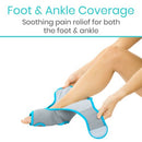 Vive Health Ankle Ice Wrap, 3 Hot and Cold Gel Packs, Reversible