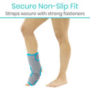 Vive Health Ankle Ice Wrap, 3 Hot and Cold Gel Packs, Reversible