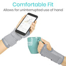 Vive Health Reversible Wrist Brace, 3 Splints, Gray