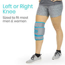 Vive Health Knee Ice Wrap, Gray