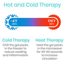 Vive Health Knee Ice Wrap, Gray