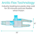 Vive Health Knee Ice Wrap, Pack of 2