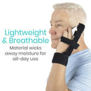 Vive Health Extended Trigger Finger Splint, Any Finger, 3 Straps, Black
