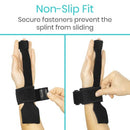 Vive Health Extended Trigger Finger Splint, Any Finger, 3 Straps, Black