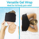 Vive Health Head Ice Wrap, Hot/Cold Gel Pack with Snaps