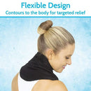 Vive Health Head Ice Wrap, Hot/Cold Gel Pack with Snaps