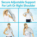 Vive Health Compression Shoulder Ice Wrap with Pump, Hot and Cold, Reversible