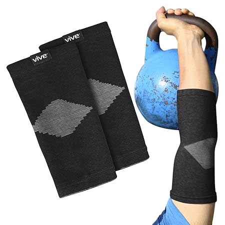 Vive Health Elbow Sleeves, Large/X-Large, Black