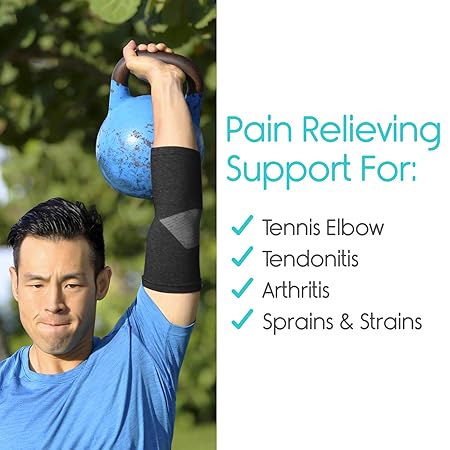 Vive Health Elbow Sleeves, Large/X-Large, Black