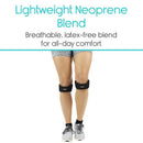 Vive Health Patella Straps, Firm Foam Compression for Knee Support, Black, Fits Up to 18 Inch