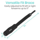 Vive Health Tennis Elbow Strap, Black Neoprene Support, Adjustable Compression for Pain Relief