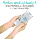 Vive Health Gel Thumb Support Brace, Gray, Flexible Compression for Wrist and Thumb Pain Relief