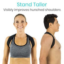 Vive Health Posture Corrector, Large Figure-Eight Fit with Padded Adjustable Straps for Posture Support