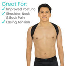 Vive Health Posture Corrector, Small for Shoulder Alignment, Neck Relief and Upright Back Support
