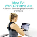 Vive Health Posture Corrector, Small for Shoulder Alignment, Neck Relief and Upright Back Support