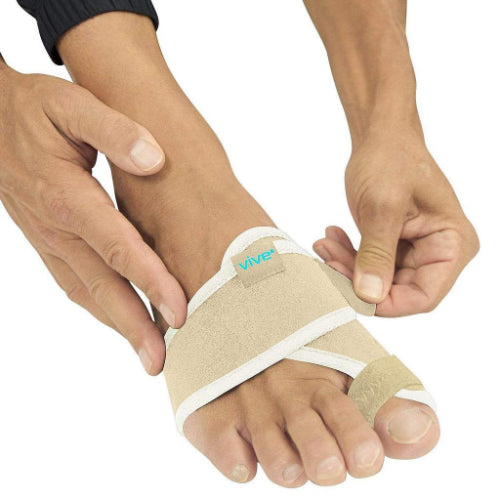 Vive Health Bunion Splint, Beige, Pair