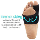 Vive Health Bunion Splint, Black, Pair for Big Toe Support, Hallux Valgus Correction and Pain Relief