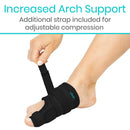 Vive Health Bunion Splint, Black, Pair for Big Toe Support, Hallux Valgus Correction and Pain Relief