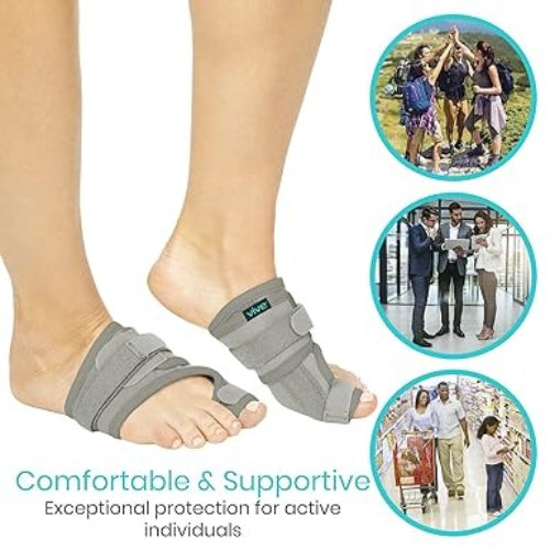 Vive Health Bunion Splint, 1 Pair, Grey