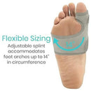 Vive Health Bunion Splint, Gray, Pair for Big Toe Support, Hallux Valgus Correction and Pain Relief