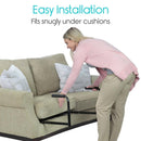 Vive Health Stand Assist Adjustable Aluminum Frame with Dual Hand Grips for Chairs and Recliners