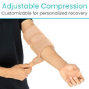 Vive Health Elbow Brace with Dual Straps and Reversible Design for Strain and Tendonitis Relief