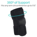 Vive Health Elbow Brace with Silicone Pad, Compression Support for Tennis Elbow and Joint Pain Relief
