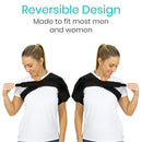 Vive Health Shoulder Support Brace, X-Large Black for Tendonitis, Sprains and Rotator Cuff Support