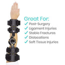 Vive Health ROM Elbow Brace with Adjustable Shoulder Strap, Left for Post-Surgery Recovery and Support