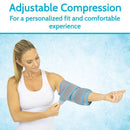 Vive Health Elbow Ice Pack Wrap with 4 Reusable Gel Packs for Hot or Cold Compression and Pain Relief