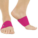 Vive Health Compression Arch Sleeves for Plantar Fasciitis and Foot Pain Relief, Pink