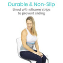 Vive Health Back Ice Wrap with Hot/Cold Gel Pack, 3 Splints, Dual Straps Fits Up to 50 Inches