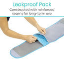 Vive Health Back Ice Wrap with Hot/Cold Gel Pack, 3 Splints, Dual Straps Fits Up to 50 Inches