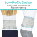 Vive Health Back Ice Wrap with Hot/Cold Gel Pack, 3 Splints, Dual Straps Fits Up to 50 Inches