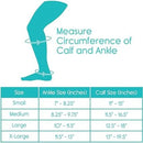 Vive Health Knit Compression Stocking with Graduated Pressure for Swelling and Circulation, Beige