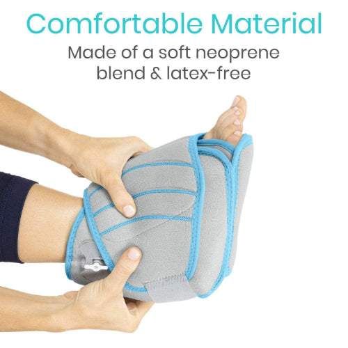 Vive Health Compression Ankle Ice Warp with pump, Hot or Cold Gel Pack