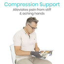Vive Health Arthritis Compression Gloves, Full Finger, Gray X-Large for Pain and Swelling Relief