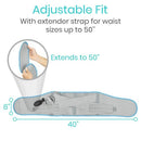 Vive Health Compression Back Ice Wrap With Pump, Dual Straps, 3 Splints