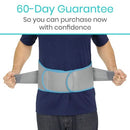 Vive Health Compression Back Ice Wrap With Pump, Dual Straps, 3 Splints