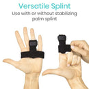 Vive Health Trigger Finger Splint Brace, Palm Strap, Rigid Aluminum, Fits for Any Finger