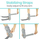 Vive Health Hand And Wrist Immobilizer Thumb Loop, Medium, Right, Gray