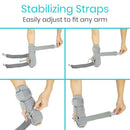 Vive Health Hand and Wrist Immobilizer, X-Small Right, Gray, Stroke and Injury Support Brace