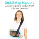 Vive Health Mesh Arm Sling, Lightweight Support, Removable Padded Strap for Neck Support