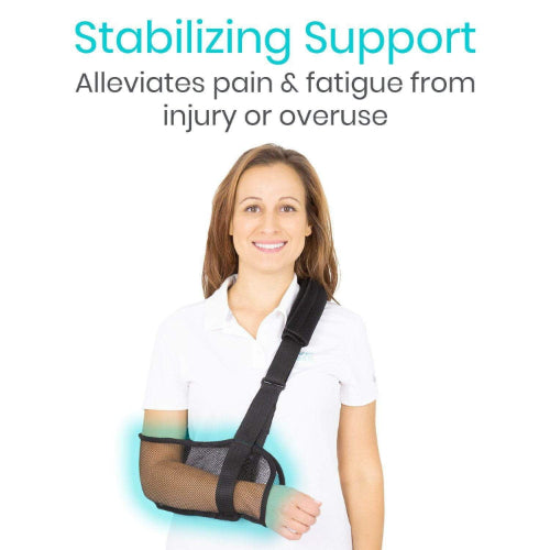 Vive Health Mesh Arm Sling, Black